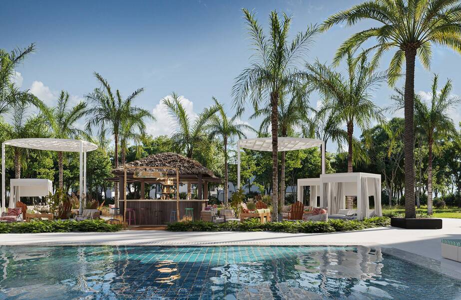 Two-Bedroom Apartments at Cas en Bas Beach Resort 8