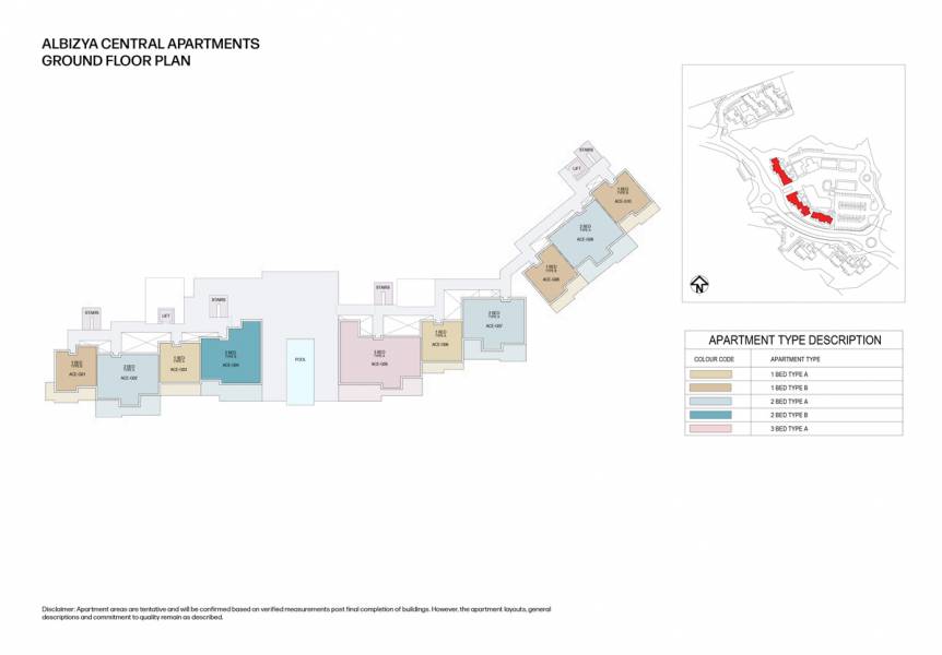 Hilton Albizya Bay Resort, Mahe, Seychelles Floorplan 1