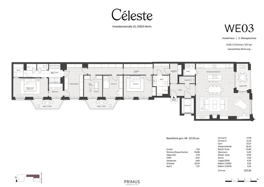 Celeste Apartments Berlin Floorplan 2