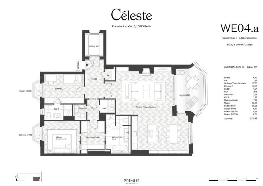 Celeste Apartments Berlin Floorplan 3