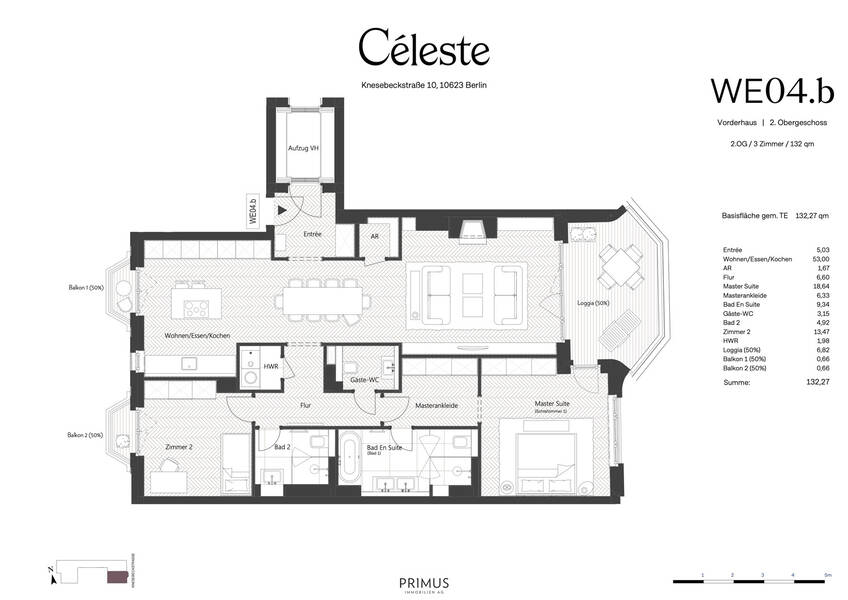 Celeste Apartments Berlin Floorplan 4