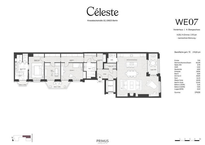 Celeste Apartments Berlin Floorplan 6