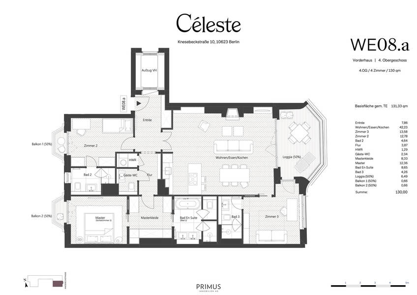 Celeste Apartments Berlin Floorplan 7