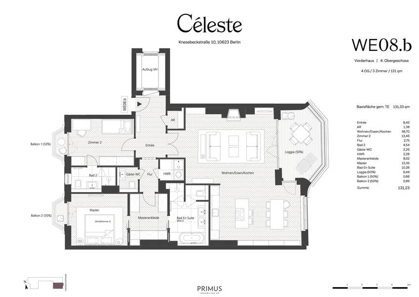 Celeste Apartments Berlin Floorplan 8