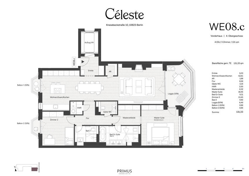 Celeste Apartments Berlin Floorplan 9