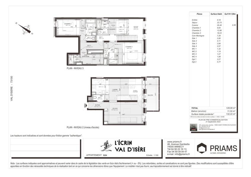 3-Bed Corner Duplex L’Ecrin Residence Floorplan 2