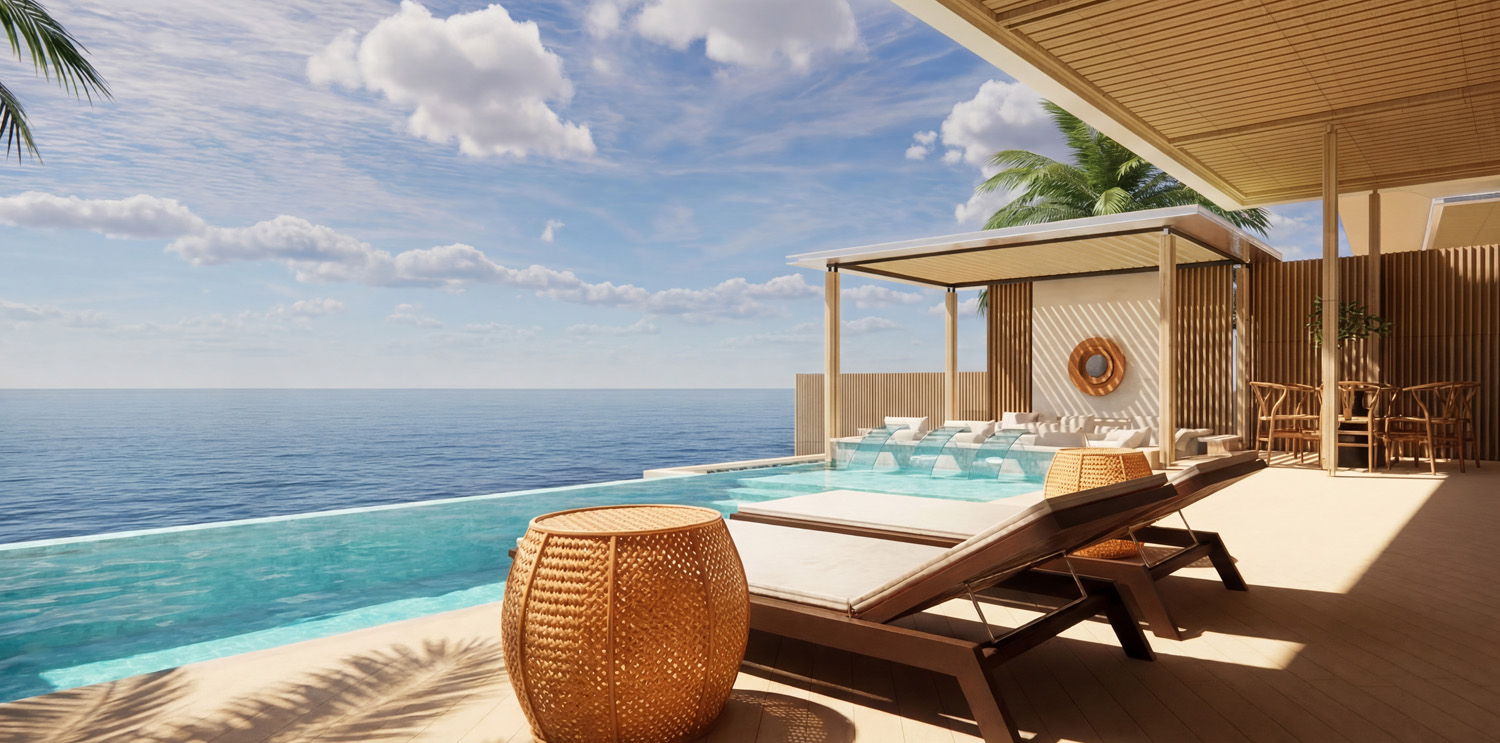 One-Bedroom Vibrant Resort Water Villas at Zamani Islands 1