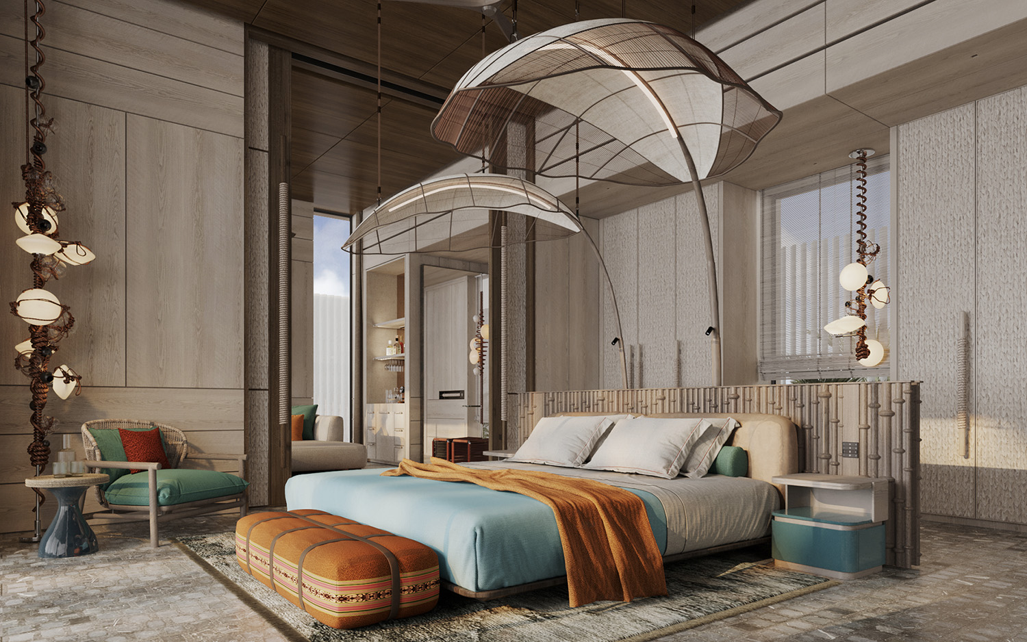 One-Bedroom Vibrant Resort Water Villas at Zamani Islands 2