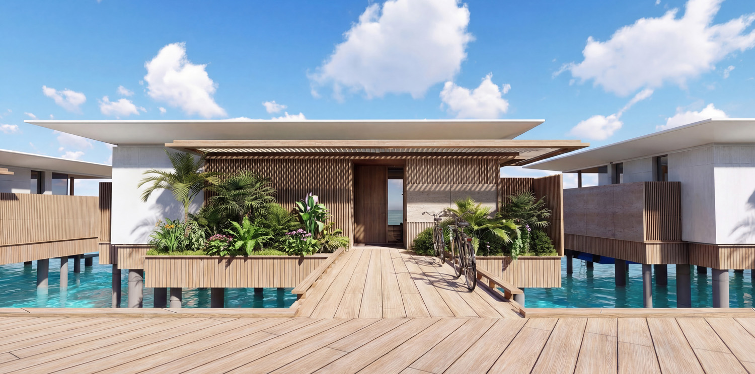 One-Bedroom Vibrant Resort Water Villas at Zamani Islands 5